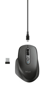 Trust Ozaa mouse Ufficio Mano destra RF Wireless Ottico 2400 DPI