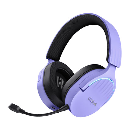 Trust GXT 491P FAYZO Auricolare Con cavo e senza cavo A Padiglione Gaming USB tipo A Bluetooth Nero, Viola