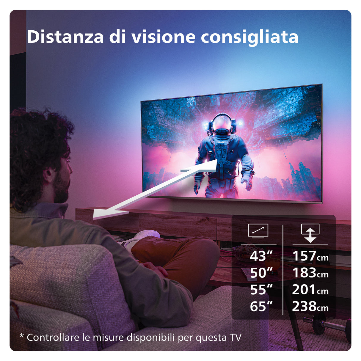 Philips 43PUS8009 109,2 cm (43") 4K Ultra HD Smart TV Wi-Fi Nero