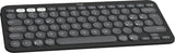 Logitech Pebble Keys 2 K380s tastiera Universale RF senza fili + Bluetooth QWERTY Italiano Grafite