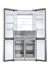 Haier Cube 90 Serie 7 HCR79F19ENMM frigorifero side-by-side Libera installazione 646 L E Platino, Acciaio inox