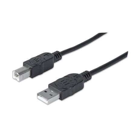 Manhattan 333368 cavo USB USB 2.0 1,8 m USB A USB B Nero