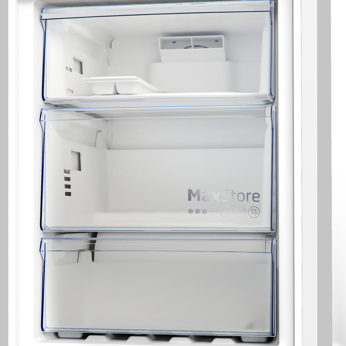 Beko Frigorifero Combi 1.80cm, Classe C, Total NF, Compressore ProSmart™Inverter, Metal Look, AeroFlow, HarvestFresh, 35 dBA