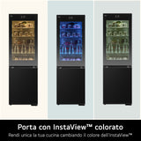 LG MoodUP GBG7190CEV Frigo combinato InstaView, Classe C, 349L, Nero