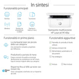 HP LaserJet Stampante multifunzione M140w, Bianco e nero, Stampante per Piccoli uffici, Stampa, copia, scansione, Scansione verso e-mail; scansione verso PDF; dimensioni compatte