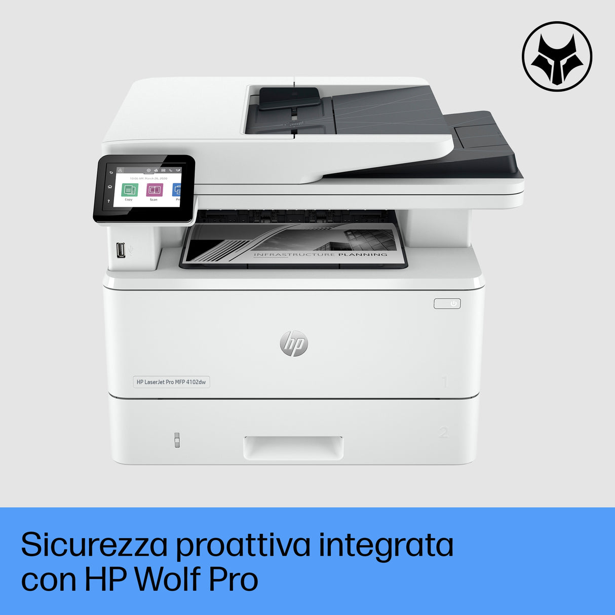 HP LaserJet Pro Stampante multifunzione 4102dw