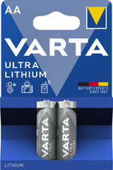 Varta Ultra Lithium, Batteria al litio, AA, Mignon, FR14505, Blister da 2