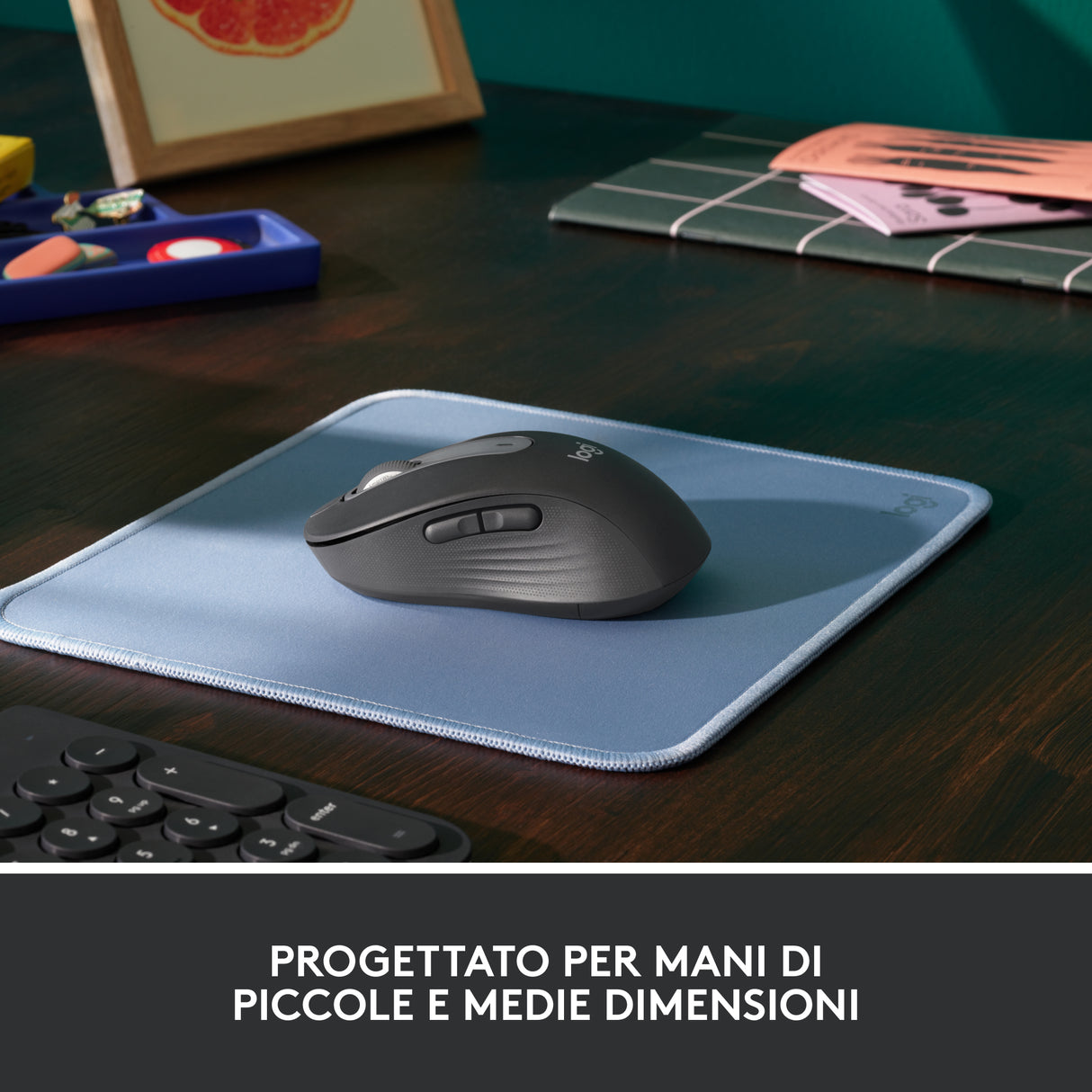 Logitech Signature M650 mouse Ufficio Mano destra RF senza fili + Bluetooth Ottico 4000 DPI