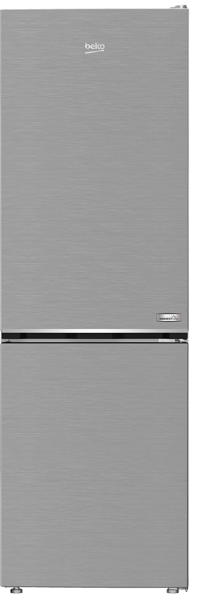 Beko Frigorifero Combi 1.80cm, Classe C, Total NF, Compressore ProSmart™Inverter, Metal Look, AeroFlow, HarvestFresh, 35 dBA