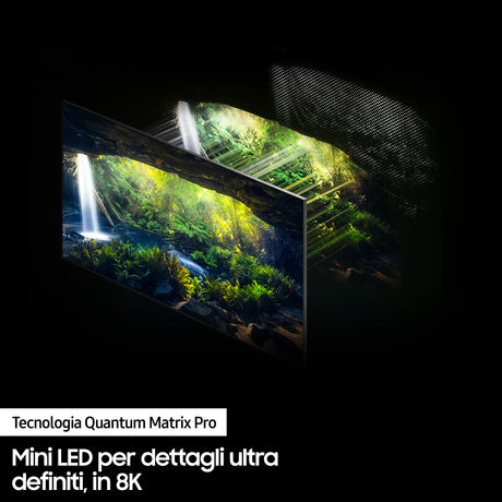 Samsung TV Neo QLED 8K 75” QE75QN900B Smart TV Wi-Fi Stainless Steel 2022, Mini LED, Processore Neural Quantum 8K, Ultra sottile, Gaming mode, Suono 3D