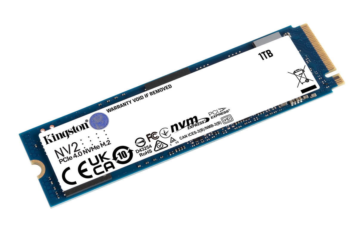 Kingston Technology 1000G NV2 M.2 2280 PCIe 4.0 NVMe SSD