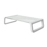 Trust 25351 Supporti a parete per TV Scrivania Trasparente, Bianco