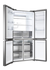 Haier Cube 90 Serie 7 HCR79F19ENMM frigorifero side-by-side Libera installazione 646 L E Platino, Acciaio inox