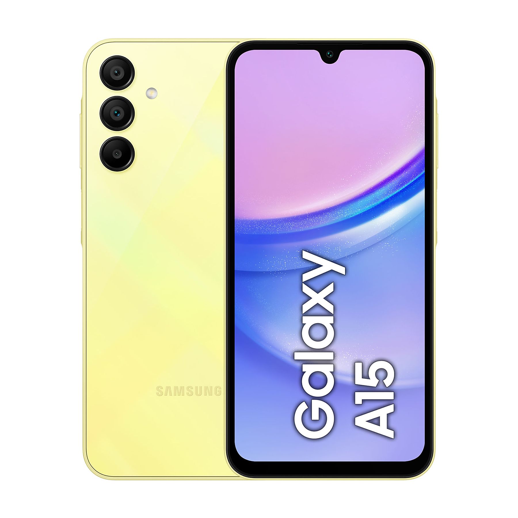 Samsung Galaxy A15 4G, 128GB, RAM 4GB, Dual Sim, Yellow