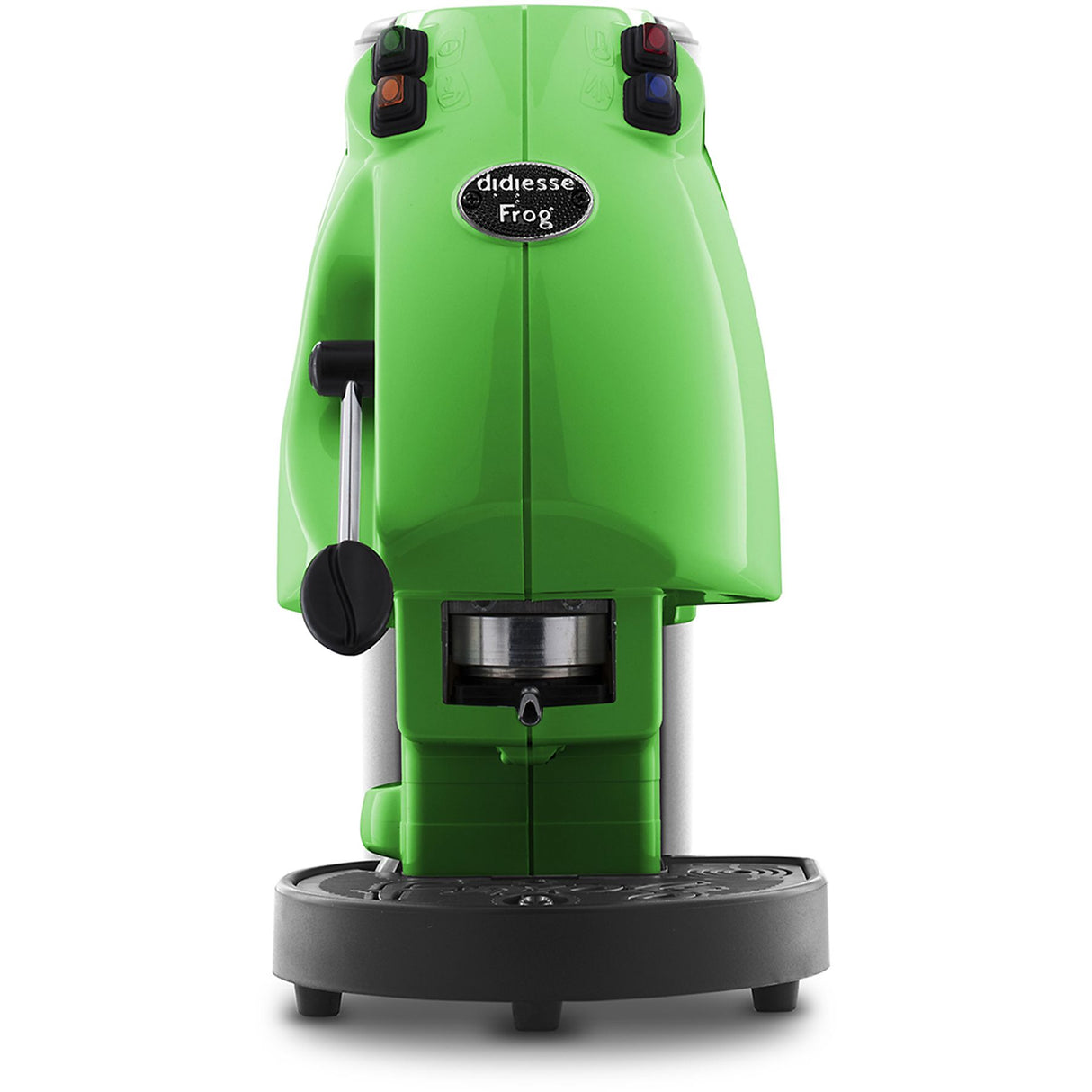 Didiesse Frog Revolution, Macchina per caffè a cialde, 2 L, Cialde caffè, 650 W, Nero, Verde