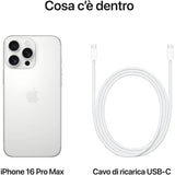 Apple iPhone 16 Pro Max 256GB 6.9" Titanio Bianco