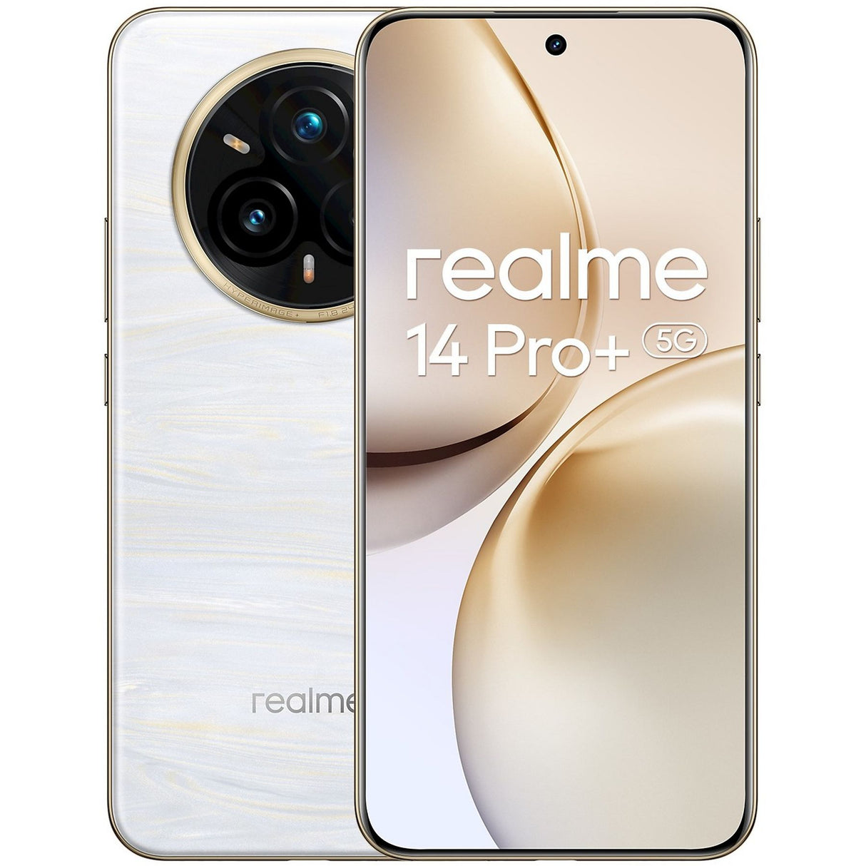 Realme 14 Pro+ 5G Pearl White 6.83" 12+512GB