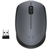 Logitech M171 Mouse Wireless, 2.4 GHz con Mini Ricevitore USB, Rilevamento Ottico, Durata ‎Batteria Fino a 12 Mesi, Mouse Ambidestro per PC/Mac/Laptop, Nero