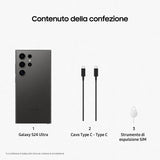 Samsung SM-S928 S24 Ultra 12+256GB 6.8" 5G Titanium Black, Garanzia Italia 24 mesi