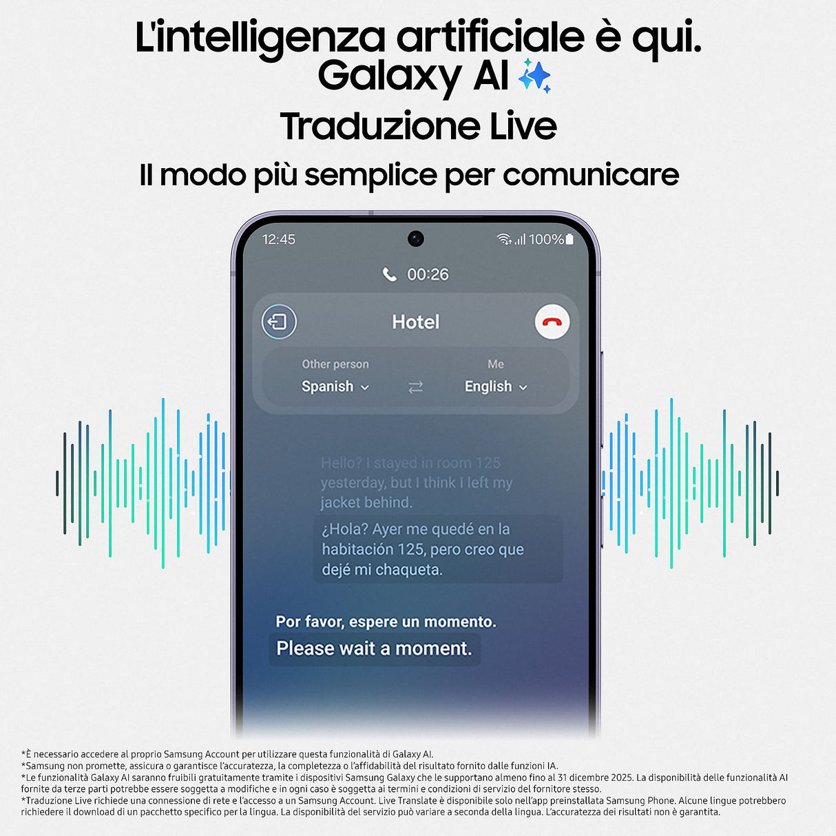 Samsung SM-S926 S24+ 12+256GB 6.7" 5G Marble Gray, Garanzia Italia 24 mesi