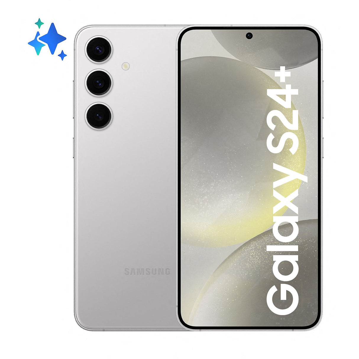 Samsung SM-S926 S24+ 12+256GB 6.7" 5G Marble Gray, Garanzia Italia 24 mesi