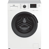 Beko Lavatrice 9Kg B300 SERIES WTX91482AI SteamCure, Centrifuga 1400 giri, White e Black, classe A