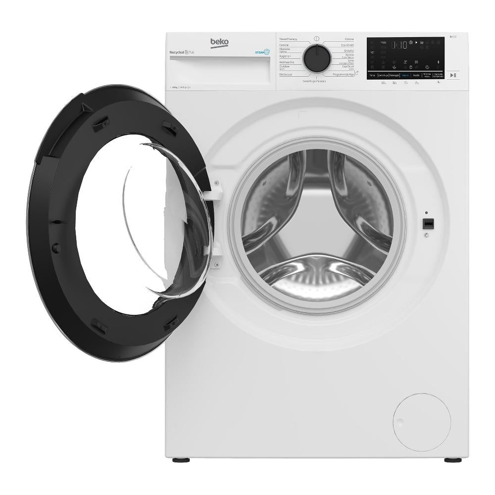 Beko Lavatrice 10Kg BEYOND BWT3104S StainExpert White e Black, classe A