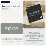 Motorola Edge 60 Pro 12 GB RAM / 512 GB storage – Pantone Shadow (verde)
