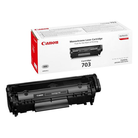 Canon Toner CRG703 Black cartuccia toner 3 pz Originale Nero