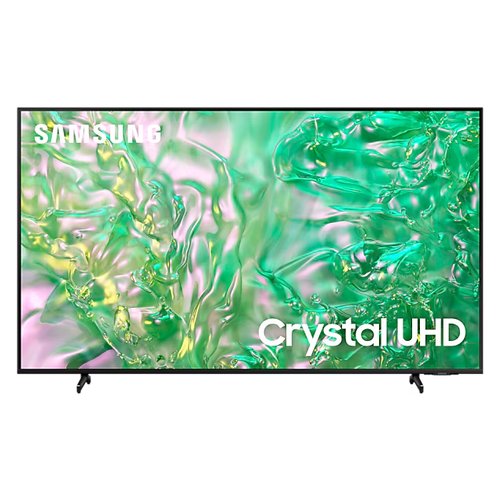 Samsung TV Crystal UHD 4K 50” UE50DU8070UXZT Smart TV Wi-Fi Black 2024, Processore Crystal 4K, 4K Upscaling, AirSlim Design, OTS Lite