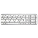 Logitech MX Keys S tastiera Universale RF senza fili + Bluetooth QWERTY Italiano Alluminio, Bianco