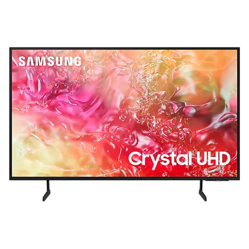 Samsung TV Crystal UHD 4K 50” UE50DU7170UXZT Smart TV Wi-Fi Black 2024, Processore Crystal 4K, 4K Upscaling, Slim Look Design, OTS Lite