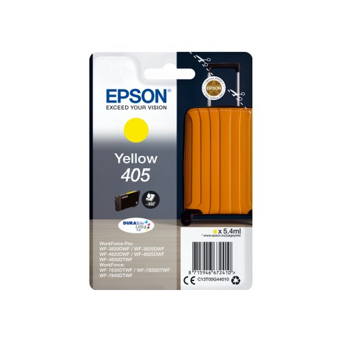 Epson Singlepack Yellow 405 DURABrite Ultra Ink