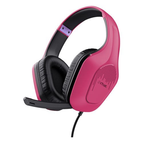 Trust GXT 415P Zirox Auricolare Cablato A Padiglione Gaming Rosa