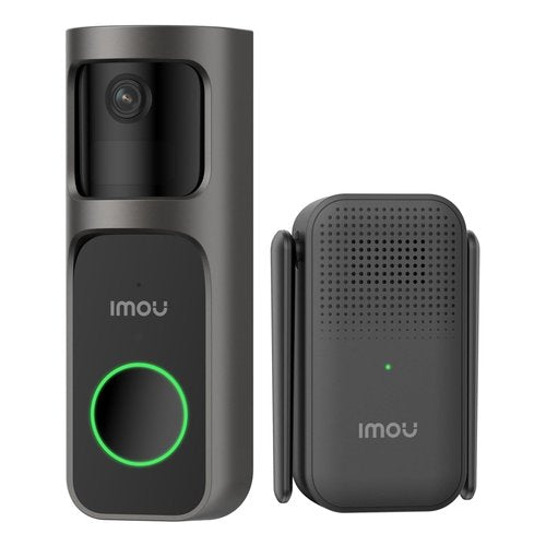Imou Video Doorbell 2S Kit - mmagine QHD 2K | Batteria da 5000mAh166° D Visione grandangolare | 30° Orizzontale ruotabile | IR Visione notturna | Include Chime