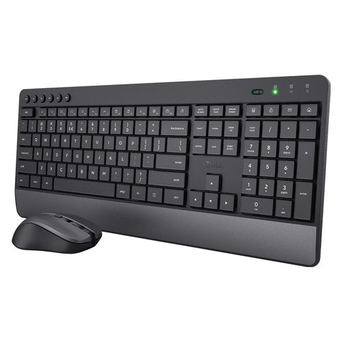 Trust Trezo tastiera Mouse incluso Universale RF Wireless QWERTY Italiano Nero