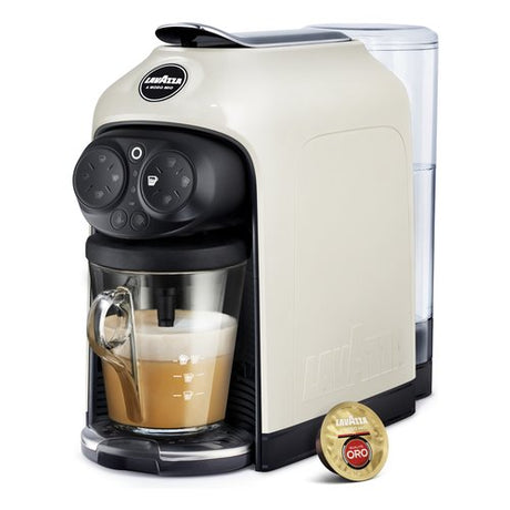 Lavazza Deséa, Macchina per caffè a capsule, 1,1 L, Capsule caffè, 1500 W, Bianco