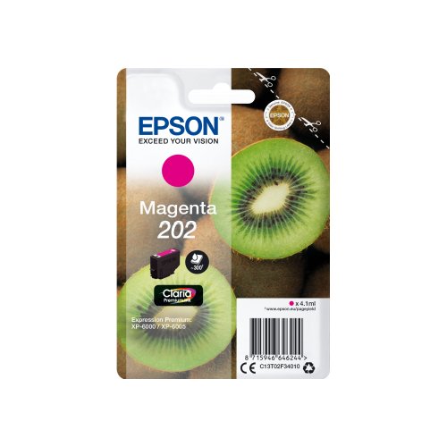 Epson Kiwi Singlepack Magenta 202 Claria Premium Ink