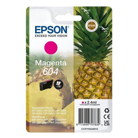 Epson 604 cartuccia d'inchiostro 1 pz Originale Resa standard Magenta