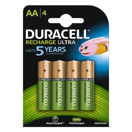 Duracell 4xAA Batteria ricaricabile Stilo AA