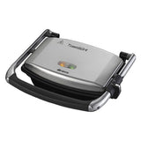 Ariete 1911 Toast & Grill Slim - Piastra elettrica antiaderente per toast e sandwich - piastra rigata - 1000 Watt - Argento