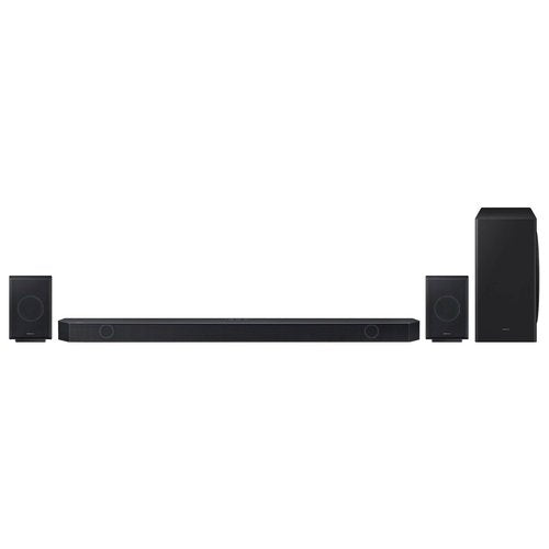 Samsung Soundbar HW-Q930D/ZF Serie Q, 17 Speaker, Wireless Dolby Atmos, Audio a 9.1.4 Canali, Q-Simphony, Alexa integrato e compatibile con Google Assistant, Titan Black 2024