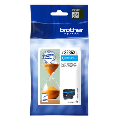 Brother LC-3235XLC cartuccia d'inchiostro 1 pz Originale Resa elevata (XL) Ciano