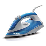 Ariete 6234 Steam Iron - Ferro da stiro con piastra in teflon - Colpo vapore 140 gr/min - Serbatoio 250 ml - 2000 W - Bianco e Azzurro