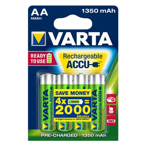 Varta Ready2Use HR06 1350 mAh Batteria ricaricabile Stilo AA Nichel-Metallo Idruro (NiMH)