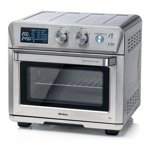 Ariete Forno elettrico e friggitrice ad aria Airy Fryer 25L, 1700W, Girarrosto, Cestello rotante, Display