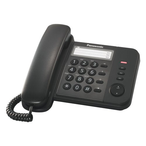 Telefono fisso Panasonic KX TS520EX1B Business Nero