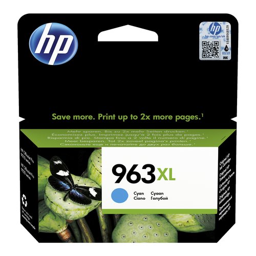 HP Cartuccia di inchiostro ciano originale 963XL ad alta capacità