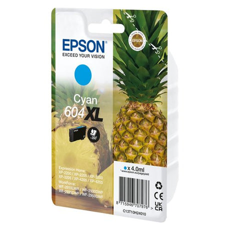 Epson 604XL cartuccia d'inchiostro 1 pz Originale Resa elevata (XL) Ciano