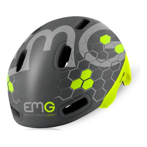 EMG HM 09 CASCO MONOPATTINO/BICICLETTA OMOLOGAZIONE EU L GRIGIO